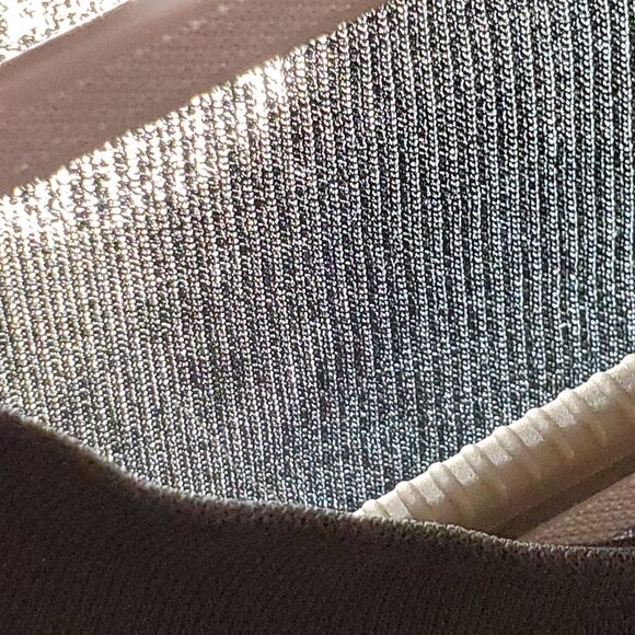 GAP Y2K Black Long Sleeve Crop MESH Top goth punk emo M - Picture 3 of 4